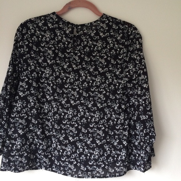Anthropologie Michael Stars 3/4 sleeves Floral Small NWOT - Picture 3 of 9